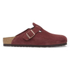Zuecos Birkenstock Boston Suede Zinfandel, perfil lateral