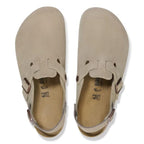 Zuecos Birkenstock Tokio Taupe, vista cenital del par