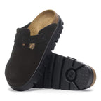 Zuecos Birkenstock Boston Chunky Black, detalle de la suela
