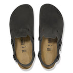 Zuecos Birkenstock Tokio Black, vista cenital del par