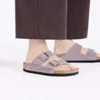 Sandalia Birkenstock Arizona Gamuza Faded Purple