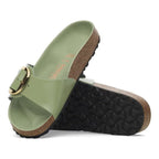 Sandalias Birkenstock Madrid Big Buckle High Shine Green Tea, detalle de la suela