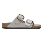 Sandalias Birkenstock Arizona Big Buckle Natural Leather Stone Coin, perfil lateral