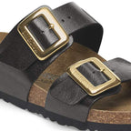 Sandalias Birkenstock Sydney Luxe Buckle Graceful Licorice, detalle del material
