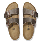 Sandalias Birkenstock Arizona Birko-Flor Graceful Taupe, vista cenital, par
