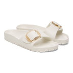 Sandalias Birkenstock Madrid Big Buckle EVA Eggshell, par completo en tres cuartos