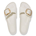Sandalias Birkenstock Madrid Big Buckle EVA Eggshell, vista cenital, par