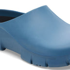 Zuecos Birkenstock Super-Birki 2.0 Ink Blue, detalle del material en primer plano