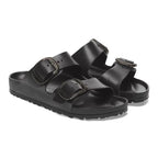 Sandalias Birkenstock Arizona Big Buckle EVA Black, par completo en tres cuartos