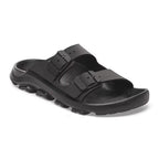 Sandalias Birkenstock Mogami Terra Stealth Birko-Flor Black, vista principal, zapato individual en tres cuartos