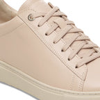 Zapatillas Birkenstock Bend Low Natural Leather New Beige, detalle del material y cordones
