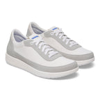 Zapatillas Birkenstock Honnef City Gamuza White, par completo en tres cuartos