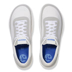 Zapatillas Birkenstock Honnef City Gamuza White, vista cenital del par