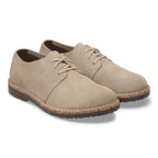 Zapatos Birkenstock Uppsala Low Gamuza Taupe, par completo en tres cuartos