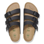 Sandalias Birkenstock Florida Flex Platform Black Vegan, vista cenital