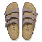 Sandalias Birkenstock Florida Nobuck Faded Purple, vista cenital