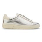 Zapatillas Birkenstock Bend Low Cuero Metallic Silver, perfil lateral