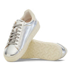 Zapatillas Birkenstock Bend Low Cuero Metallic Silver, detalle de la suela, par