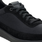 Zapatillas Birkenstock Honnef City Gamuza Triple Black, detalle de los cordones