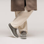 Zapatillas Birkenstock Honnef City Cuero Stone Coin, calzado por modelo, cuerpo entero caminando