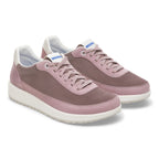 Zapatillas Birkenstock Honnef City Cuero Faded Purple, par completo en tres cuartos