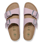 Sandalias Birkenstock Arizona Flex Birko-Flor Faded Purple, vista cenital del par