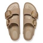 Sandalias Birkenstock Arizona Big Buckle Oiled Leather Tabacco Brown, vista cenital, par