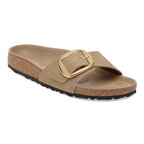 Sandalias Birkenstock Madrid Big Buckle Oiled Leather Tabacco Brown, perfil lateral (1)