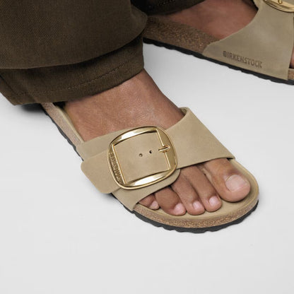 Madrid Big Buckle Oiled Leather Tabacco Brown