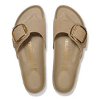 Sandalias Birkenstock Madrid Big Buckle Oiled Leather Tabacco Brown, vista cenital