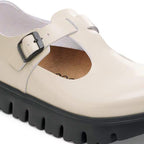 Zapatos Birkenstock Paris Chunky Oyster, detalle de la hebilla