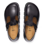 Zapatos Birkenstock Paris Chunky Black, vista cenital del par
