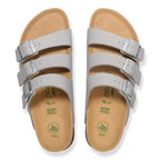 Sandalias Birkenstock Florida Flex Platform Stone Coin Vegan, vista cenital del par