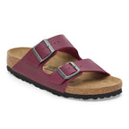 Sandalia Birkenstock Arizona Birko-flor Zinfandel, vista principal en tres cuartos