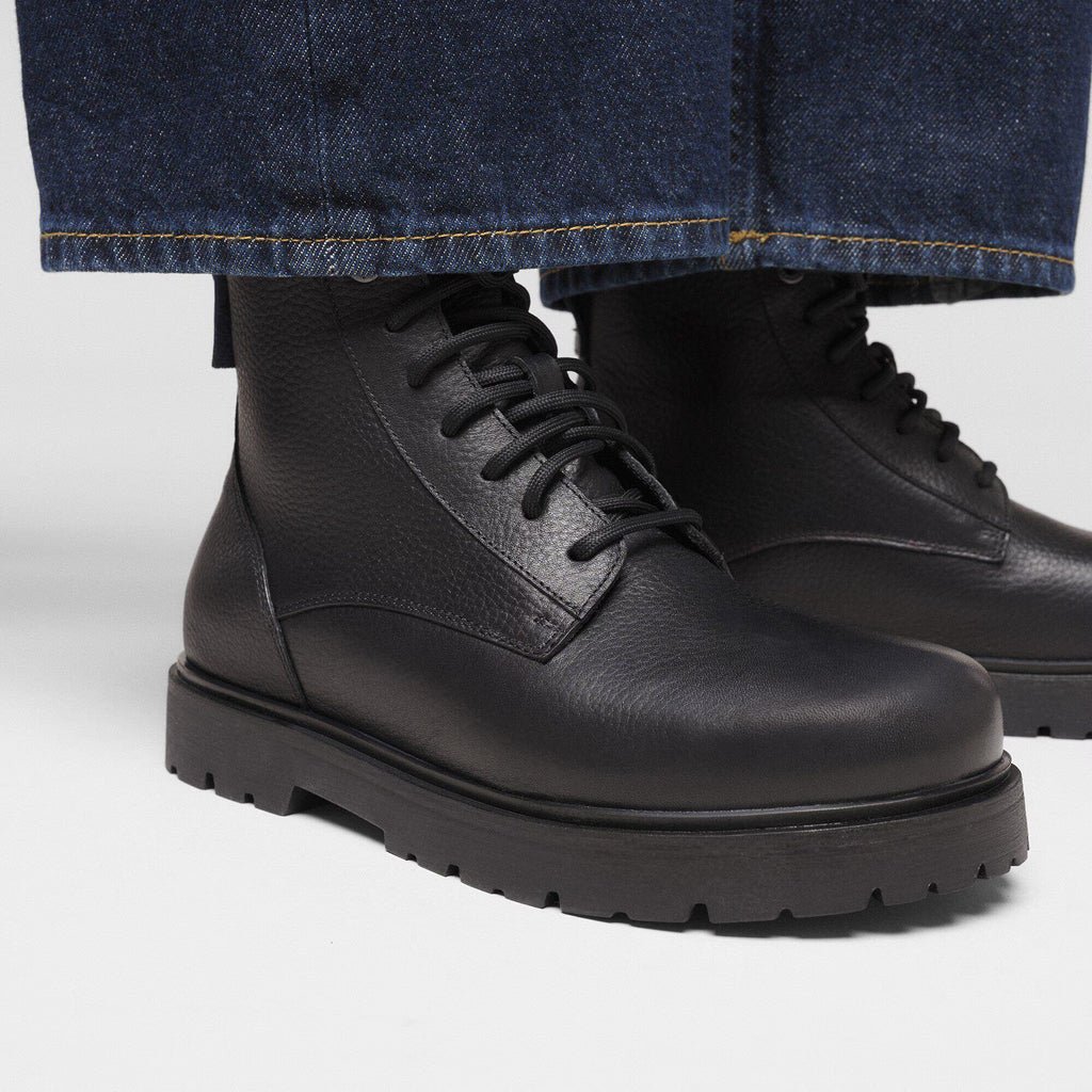 Highwood Mid Cuero Black Waterproof