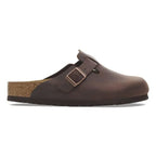 Zuecos Birkenstock Boston Oiled leather Habana  Soft, perfil lateral