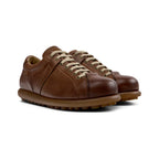 Zapatos Camper Pelotas Ariel Café, vista frontal en tres cuartos