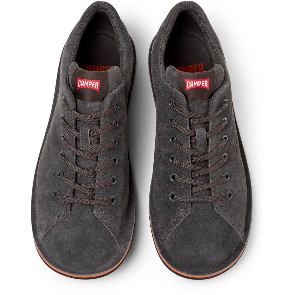 Zapatos Camper Beetle Gris Oscuro Hombre vista superior