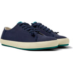 Zapatillas Camper Peu Rambla Azul, vista frontal en tres cuartos