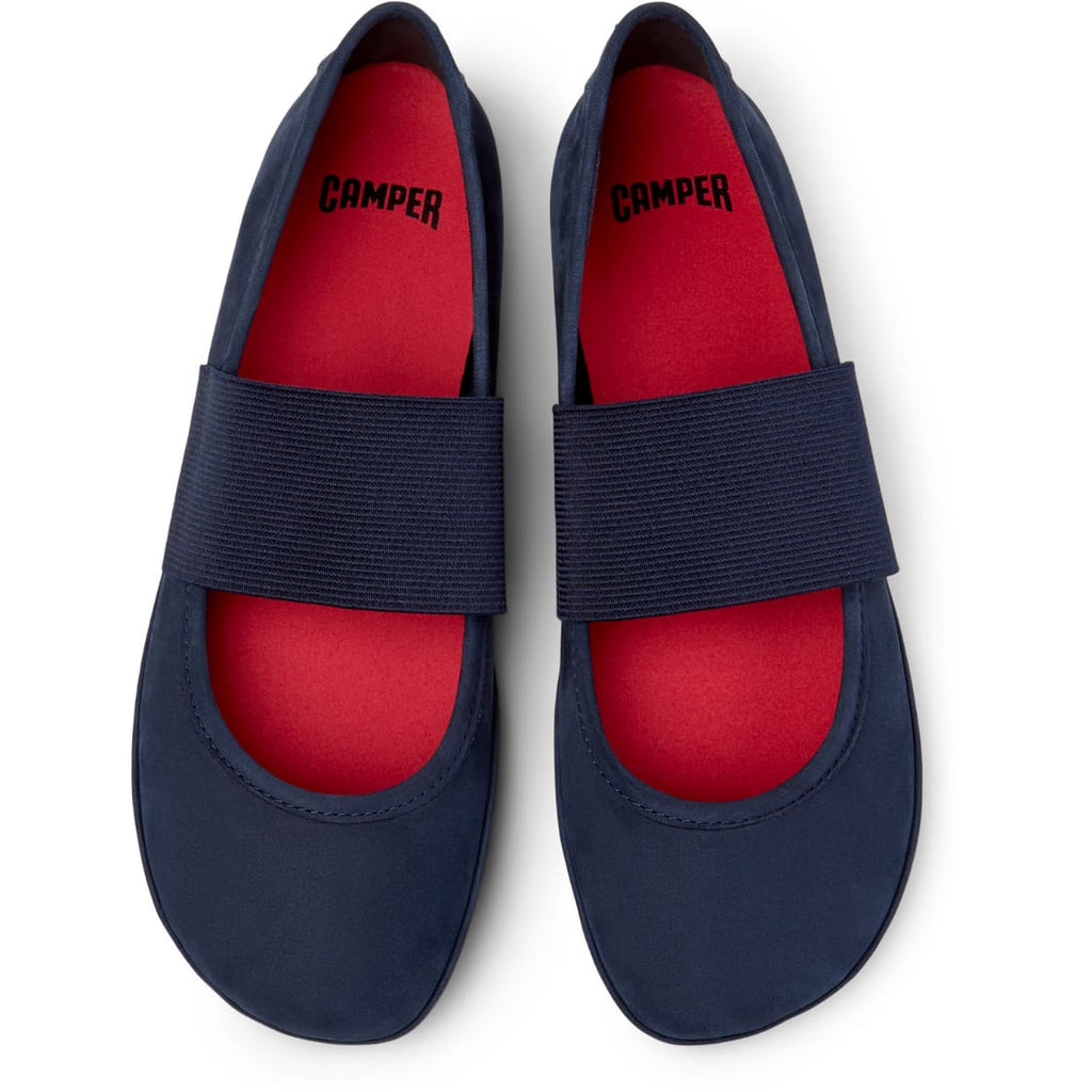 Ballerinas Camper Right Nina Azul Mujer vista superior