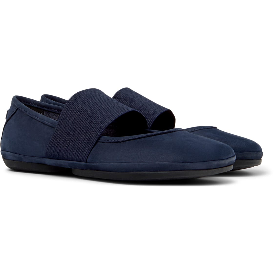 Ballerinas Camper Right Nina Azul Mujer vista frontal