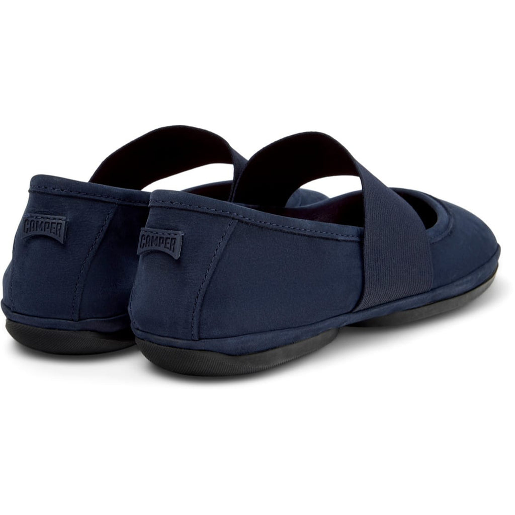 Ballerinas Camper Right Nina Azul Mujer vista trasera