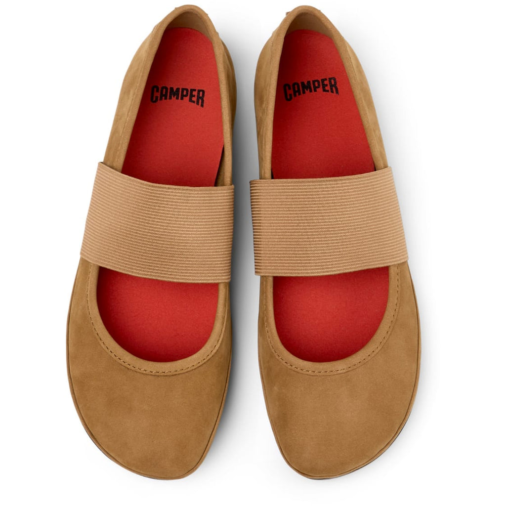 Ballerinas Camper Right Nina Marrón Mujer vista superior