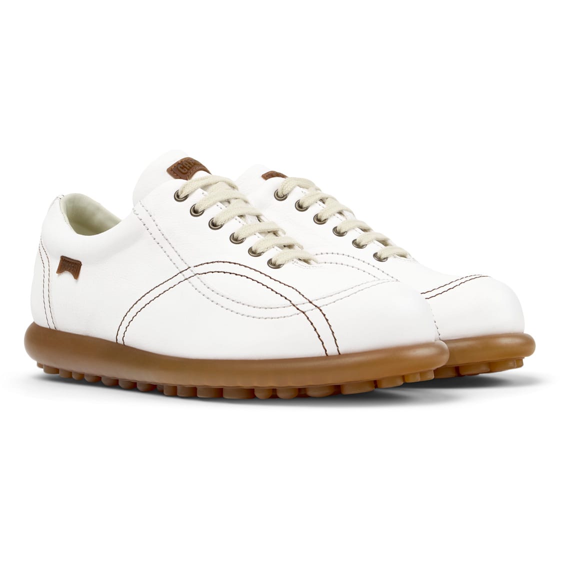Zapatos Camper Twins Blanco Mujer vista frontal