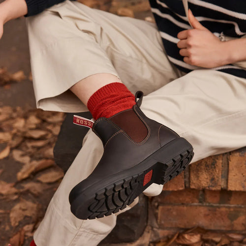 Botas y Botines Rossi Boots Rossi Endura Claret, en uso, imagen de estilo de vida (1)