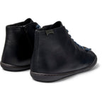 Botas y Botines Camper Peu Cami Negro, vista trasera en tres cuartos
