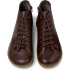 Botas y Botines Camper Peu Cami Marrón, vista cenital del par