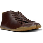 Botas y Botines Camper Peu Cami Marrón, vista frontal en tres cuartos