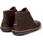 Botas y Botines Camper Beetle Marrón, vista trasera en tres cuartos