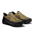 Zapatillas On Running Cloudrock Low WP M Hunter | Black, par completo en tres cuartos